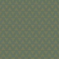 Fototapeta premium Celtic Triskele Seamless Pattern - Beautiful gold Celtic triskele on solid background