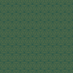 Celtic Knot Seamless Pattern - Beautiful gold Celtic knot on solid background