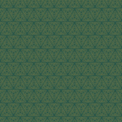Celtic Knot Seamless Pattern - Beautiful gold Celtic knot on solid background