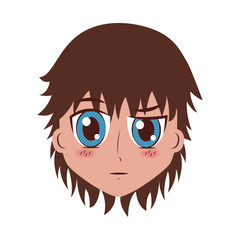 face boy anime expression facial