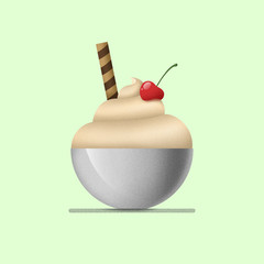 Soft serve ice cream