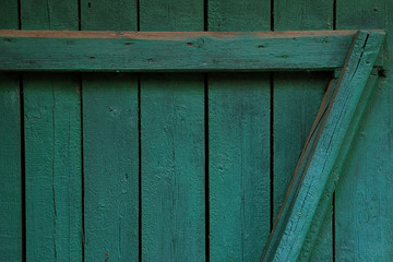 Wooden texture background. Shabby rustic fence