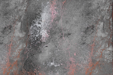 Gray Texture with Coral Gold. Luxury Texture. Gray Coral Background.