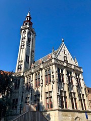 Fototapeta premium old church in brugge