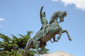 Fototapeta premium statue of Sarmiento