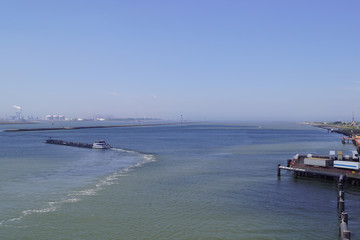 departure from the ferry terminal in Hoek van Holland