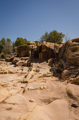 High Desert Rock Topography New Mexico