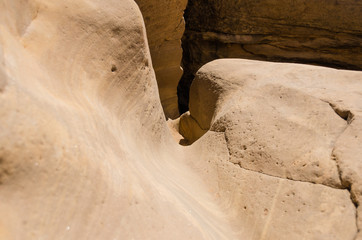 High Desert Water Eroded Canyon Wall