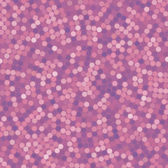 Simple background consisting of small pink circles, vector illustration