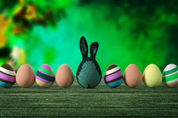 Ostereier als Grafik Element 3D