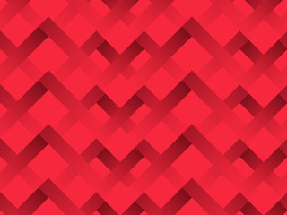 Zigzag seamless pattern with gradient red color. Abstract geometric background. Vector illustration