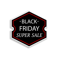 Black Friday Sale Abstract sticker icon. Elements of black friday in color icons. Simple icon for websites, web design, mobile app, info graphics