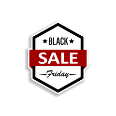 Black Friday Sale Abstract sticker icon. Elements of black friday in color icons. Simple icon for websites, web design, mobile app, info graphics