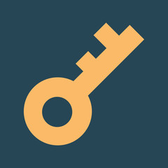 Silhouette icon key