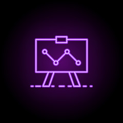 seo training line icon. Elements of Seo & Web Optimization in neon style icons. Simple icon for websites, web design, mobile app, info graphics
