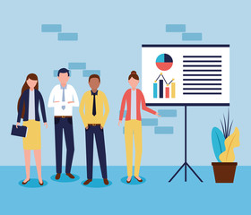 Fototapeta premium business people office