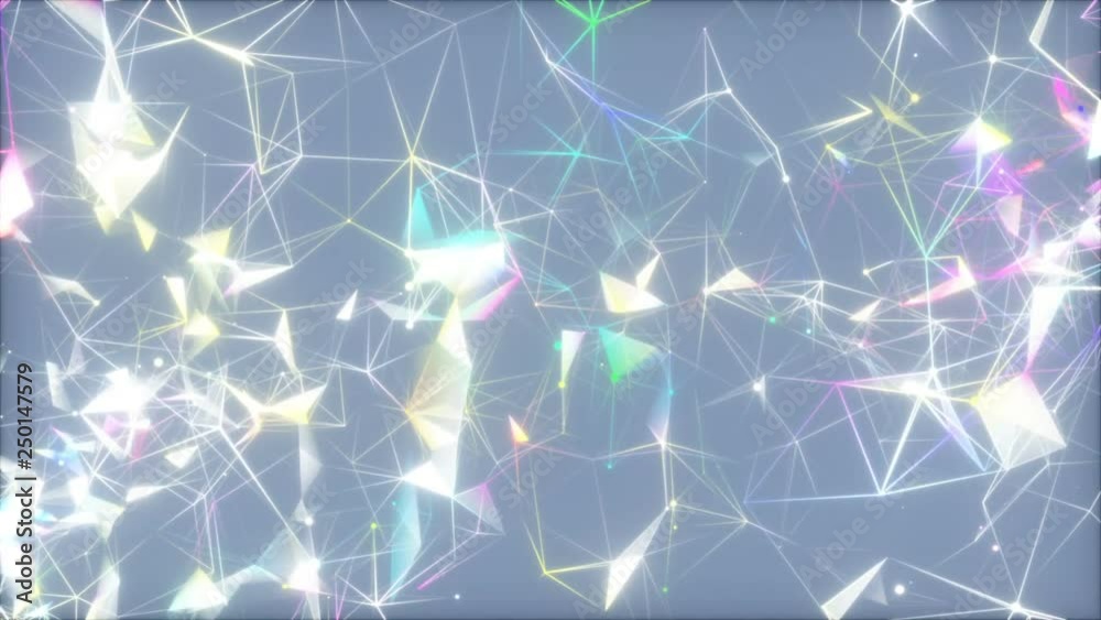 Poster rotating multicolored networks.business data drifting through cyberspace. available in multiple colo