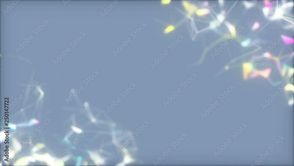 Poster rotating colored blurred objects.financial or social background animationhigh-quality loopable 3d re