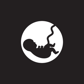 Fetus icon. Simple element illustration. Fetus symbol design from Pregnancy collection set. Can be used in web and mobile