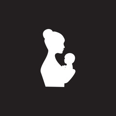 Mother and baby icon. Simple element illustration. Mother and baby symbol design from Pregnancy collection set. Can be used in web and mobile