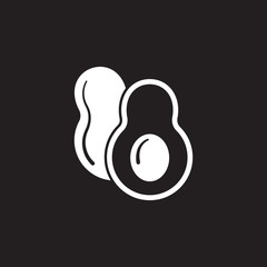 Avocado icon. Simple element illustration. Avocado symbol design from Pregnancy collection set. Can be used in web and mobile