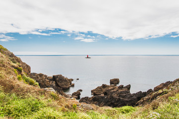 Fototapeta na wymiar Pointe Saint-Mathieu in Plougonvelin in Finistère