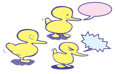 おしゃべりアヒル