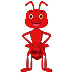 Happy ant cartoon