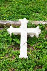 Grave Markers in the Cemetary