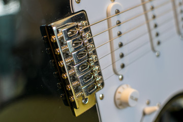 Ansicht einer Gitarre