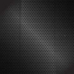Black Hexagonal Background
