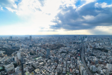 六本木ヒルズからの都市風景