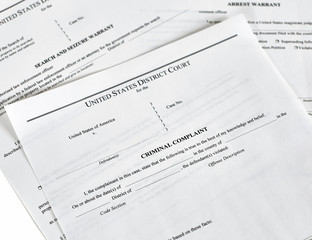 Criminal Complaint Court Papers
