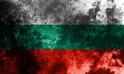 Old Bulgaria grunge background flag