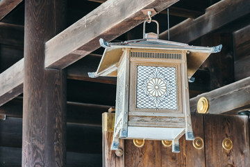 Old vintage Lantern decoration at Temple in Japan