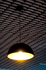 incandescent lamps in chandeliers, old interior