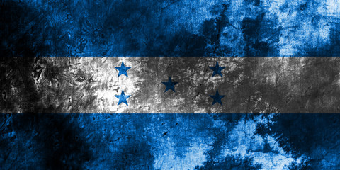 Old Honduras grunge background flag