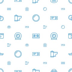 Fototapeta premium movie icons pattern seamless white background