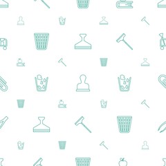 supplies icons pattern seamless white background