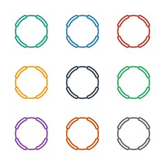 hoop icon white background © HN Works