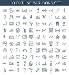 100 bar icons