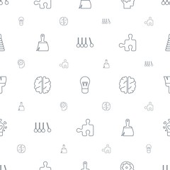 Fototapeta premium creativity icons pattern seamless white background