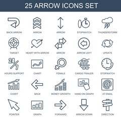 25 arrow icons