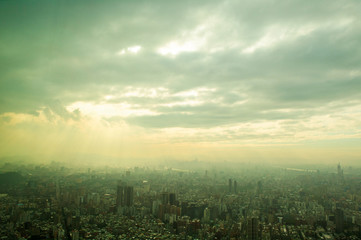 Fototapeta premium 台北の夕暮れ