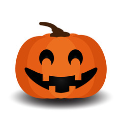 Halloween pumpkin head.