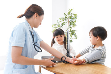 Obraz premium 子供の医療