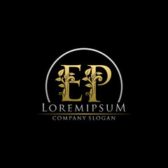 Luxury Gold EP Letter Logo