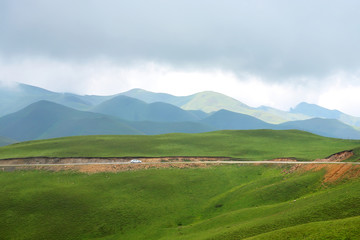 Broadly of Hui Zher mountains at Kunming in Yunnan, China