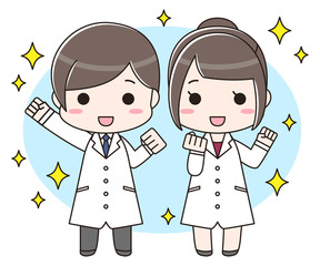 やる気に満ちた医療従事者