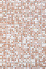 茶色のタイル壁